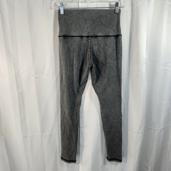 Aerie Size Medium High-Rise Lace-Up Gray Jeans - Picture 2 of 9